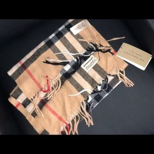 Burberry Nova Check Cashmere, Silk scarf